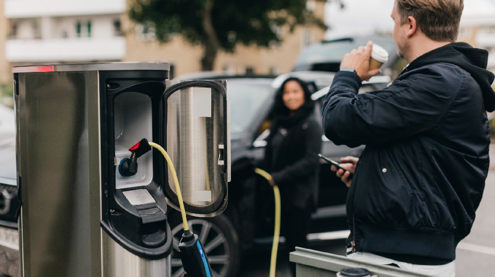 Charging an ev on the street